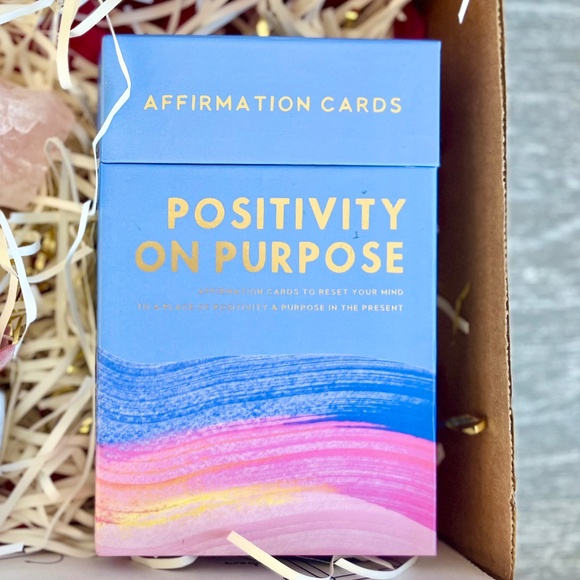 Daily Positivity and Love Affirmation cards and more- Self Care Gift Box - Picture 3 of 7